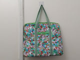 AM3055 Duffle Bag Printed Flower Women Shoulder Hand Duffle Bags For Travel Luggage Bag