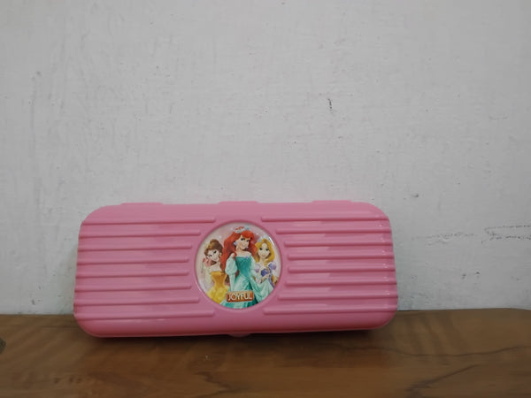 AM3274 Joyful School Line Big Campass Box Color Availablity As Per Design Stock Plastic Campass Box 1 Piece