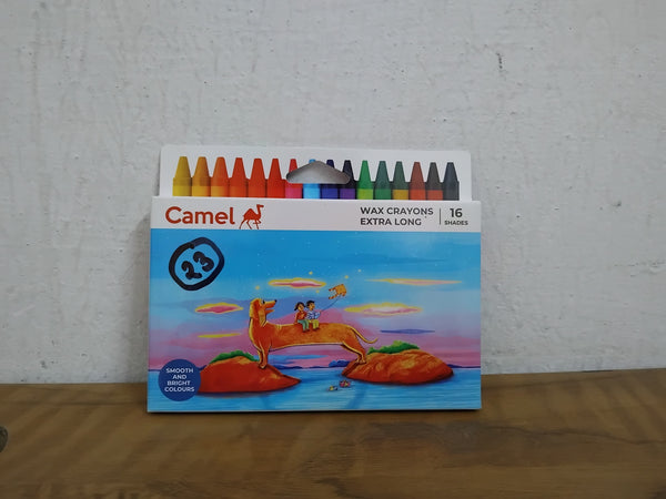 AM3311 Camel Wax Crayons Extra Long 16 shades