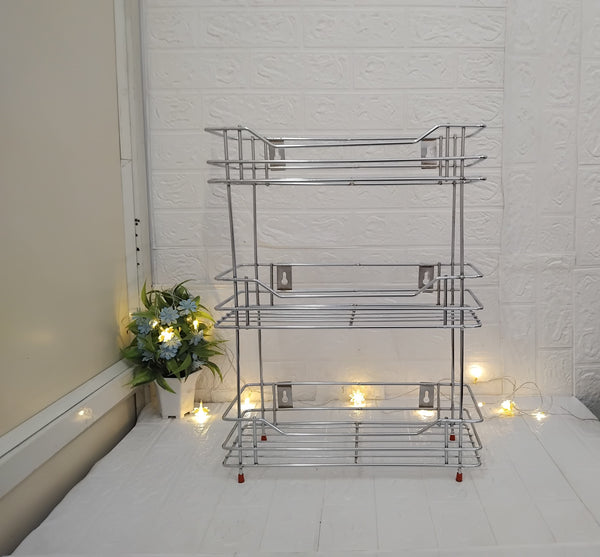 AM3358 Stainless Stee Kitchen Rack 3 Layer Multipurpose Storage Organizer