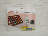 AM3386 Camel ColorPad Watercolor Cake with Paint Brush 24 Shade