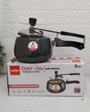 AM3396 Cello Chef Delux Aluminium Pressure Cooker 2 Ltr