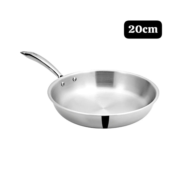 AM3428 Afinito Stainless Steel Triply Fry Pan 20Cm