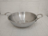 AM3426 Afinito Triply Stainless Steel Kadai with Lid 30cm