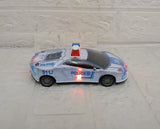 AM3449 Police Car with Lights and Sound Friction Power Car Toy