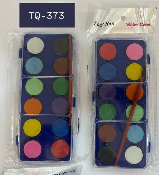 AM3335 MINI Luncky Hao Watercolour Pan Set Of 12 Assorted Colour