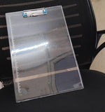 AM3538 Aerotix Unbreakable Clear 260gm Transparent Clip Board 1 Pcs