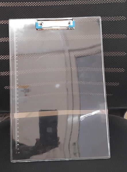 AM3538 Aerotix Unbreakable Clear 260gm Transparent Clip Board 1 Pcs