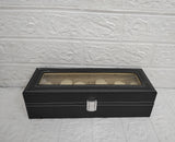 AM3542 Wrist Watch Display Box 6 Slots Watch Storage Box