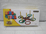 AM3590 Ring Toss Game Indoor Outdoor Fun Ring Game 13 Pcs Activity for Kids