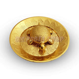 AM3608 Vastu Feng Shui Icchapurti Tortoise With Plate 1 Pcs