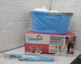 AM3627 Cammy SS Roi Floor Cleaning Mop with Bucket and Microfiber Refill