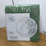 AM3962 La Opala, Novo Collection, Opal Glass Dinner Set 20 pcs