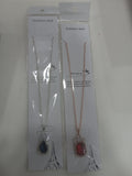 AM5761 Rose Gold-Plated Cubic Zirconia-Studded Brass Necklace Set of 1 Pcs
