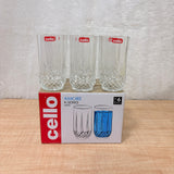 AM2690 CELLO Amore Tumbler glass 265ml Set of 6pcs