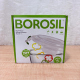 AM6198 Borosil Klip N Store Round Glass Container - 1.5 Ltr with Air Tight Lid