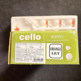 AM0895 CELLO Opalware King And Queen Cup & Saucer set 12 pcs