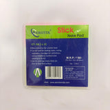 AM0433 JC  3" X 3" Multicolour Sticky Notes (Pack of 1, 100/50 Sheets per pad)
