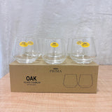 AM5210 YERA Prima OAK Whisky Glass Set of 6 Pcs - Each 300ml