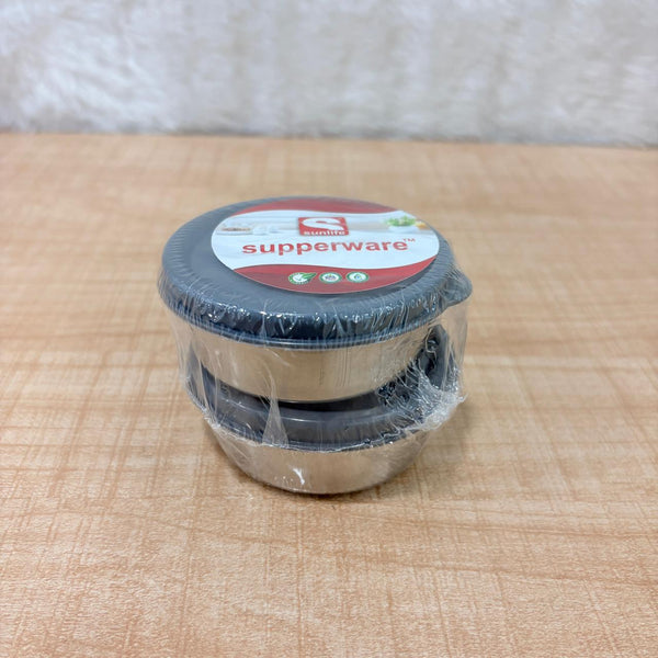 3332 Steel Nano Container With Airtight Lid - 75ml (Pack of 2)