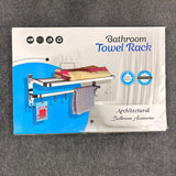 0314 Bathroom Accessories Stainless Steel Folding Towel Rack