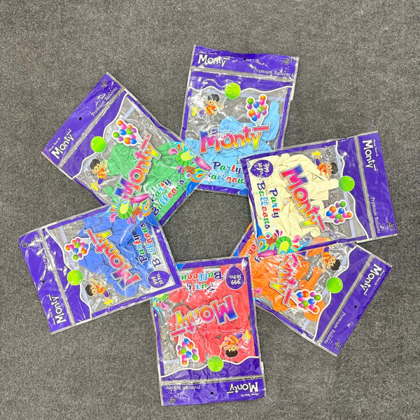 AM5272 Multi-Colour Monty Party Balloons (Set Of 30 Pcs)