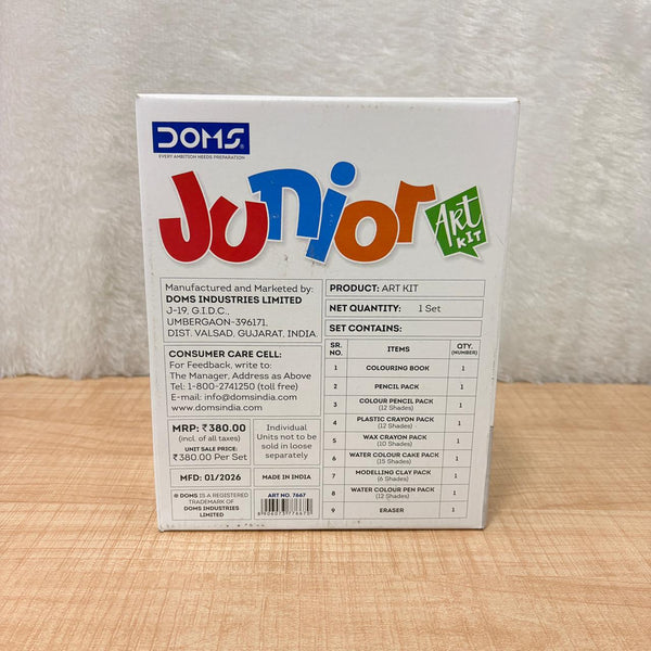 3573 Doms Junior Art Kit Set of 8