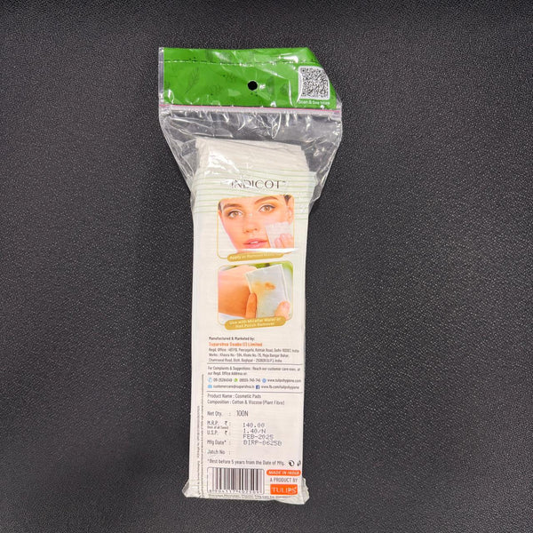 AM2939 Indicot 100 pad Cotton Pad Rectengle, For Domestic
