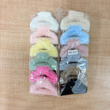 AM6382 Mix Cloud Shape Fur Hair Claw - 1pc (Multicolour)