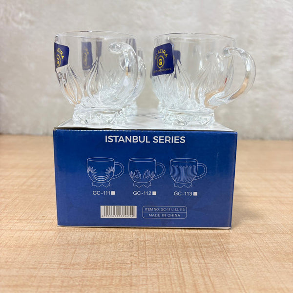 AM5978 Glass Tea Cups – 94 ml – Set of 6