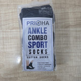 AM5027 Men's Cotton Ankle Socks (Pack of 3)