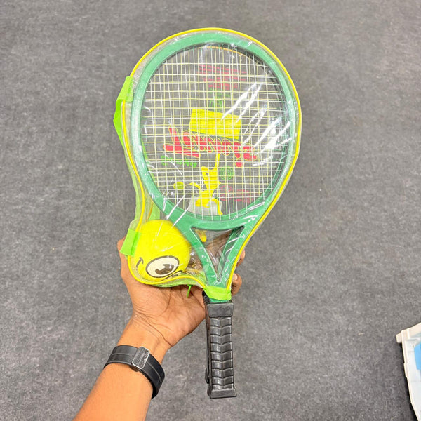 AM0197 Sanya Racket Set for Kids with Ball Outdoor and Indoor Sports Tennis Toys - 15inch