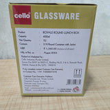 AM0651 CELLO Royale Round Glass Lunch Box 3Pcs Set (400 ml)