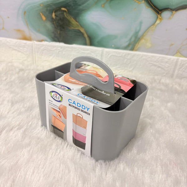 AM7158 Jai Pet Caddy Multipurpose Plastic Organizer with 3 Partitions and Handle