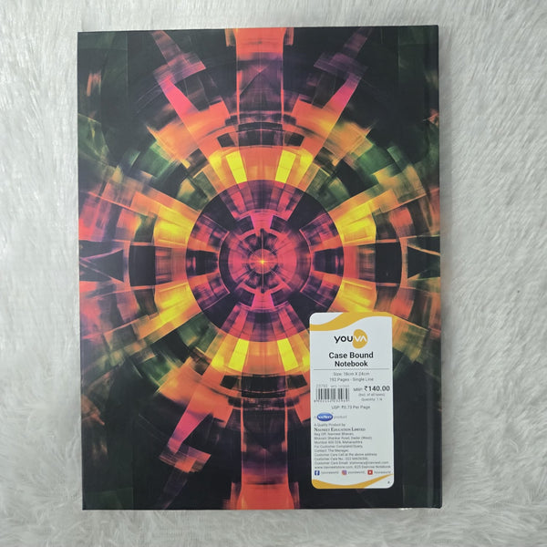 AM7204 Youva Case Bound Single Line Jumbo diary (192 Pages)