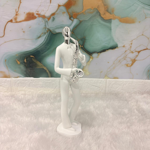 AM6134 Modern Saxophone Sculpture – Stylish Musician Figurine for Home & Office Décor