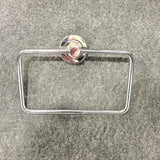 3906 Silver Towel Square Ring Holder