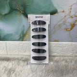 AM7569 Rivine Premium Matte Finish Tic Tac Hair Clips for Women & Girls - 1-Pcs (Black)