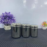 AM6009 Madhuram Stainless Steel Tea Sugar & Coffee Container (Pack of 3)
