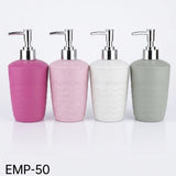 AM7783 DECORATIVE PINK WAVE PATTERN SOAP DISPENSER FOR MODERN BATHROOM AND KITCHEN SINK UTILITY
