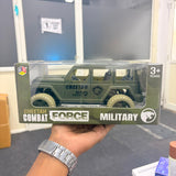 A06486 Cheetah Combat Force Military Friction Powered Toy Jeep