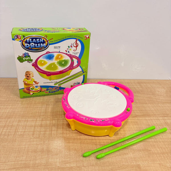 A06481 Multicoloured Musical Flash Drum with Lights and Sounds (Age 3+)
