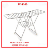 A06533 Morlek Stainless Steel Butterfly Single Cloth Drying Stand (W-4200)