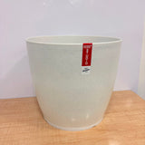 A06542 16-Inch Premium White Plastic Planter Pot (Pack of 1)