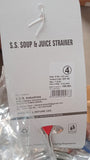 AM7347 Universal Stainless Steel Soup & Juice Strainer (12 cm, Size 4)
