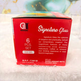 AM3810 Plastic Signature Glass Set (300 ML, 6 Pieces)