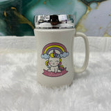 AM5352 Ceramic Coffee Tea Mug with Lid- Multidesign