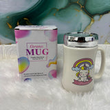 AM5352 Ceramic Coffee Tea Mug with Lid- Multidesign