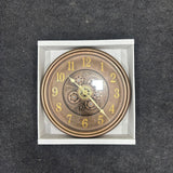 AM6251 Antique Copper Finish Skeleton Gear Wall Clock