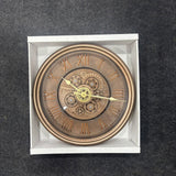 AM6251 Antique Copper Finish Skeleton Gear Wall Clock